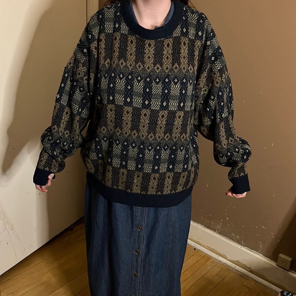 😄90’s Sweater bomber style